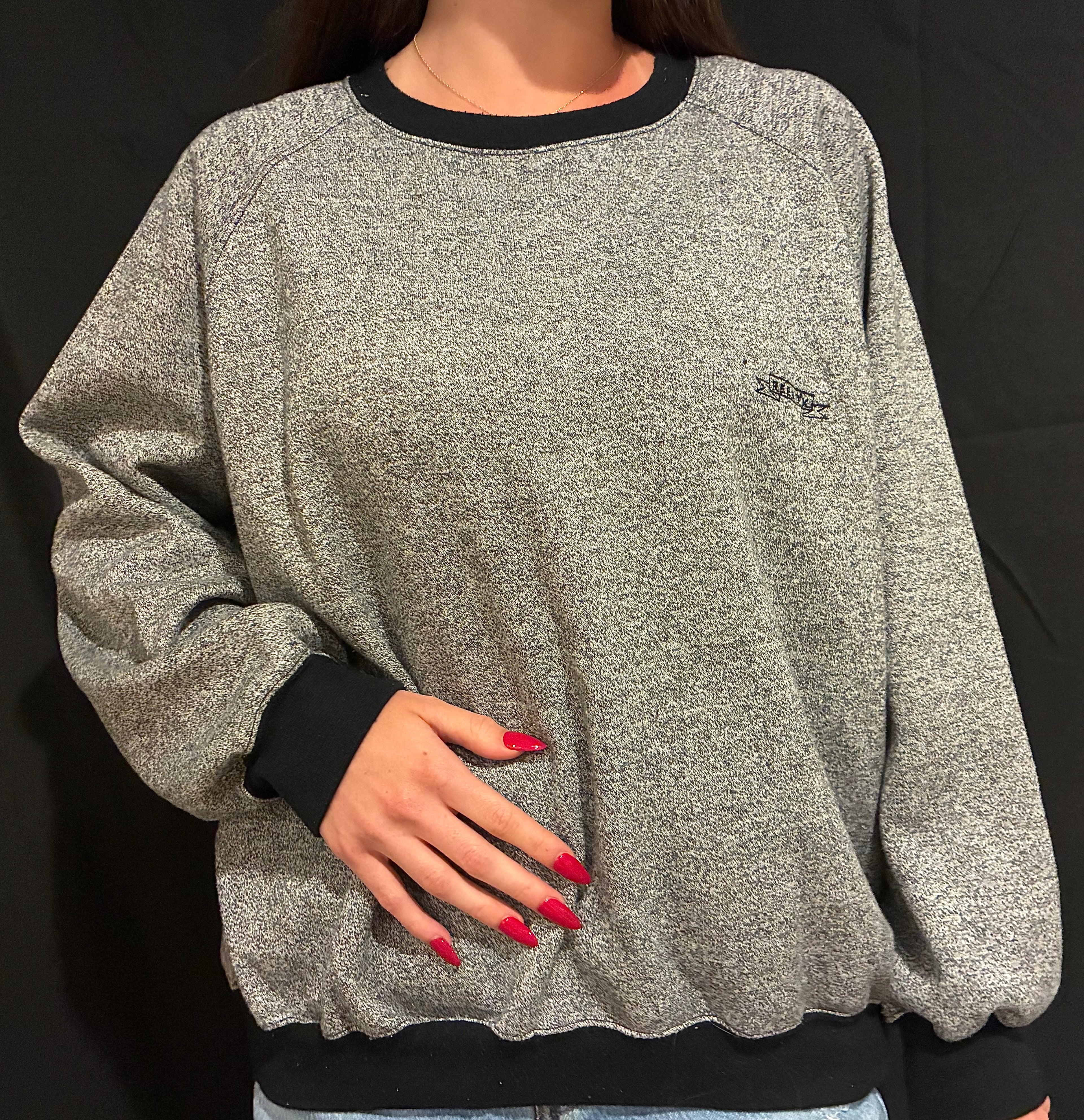 Gray Reebok Crewneck