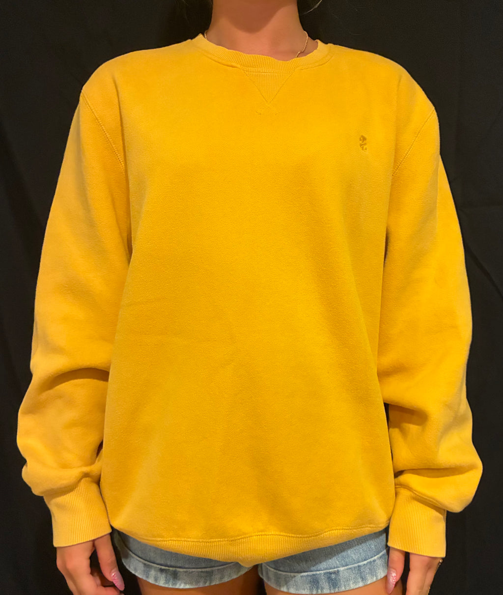 Gold crewneck