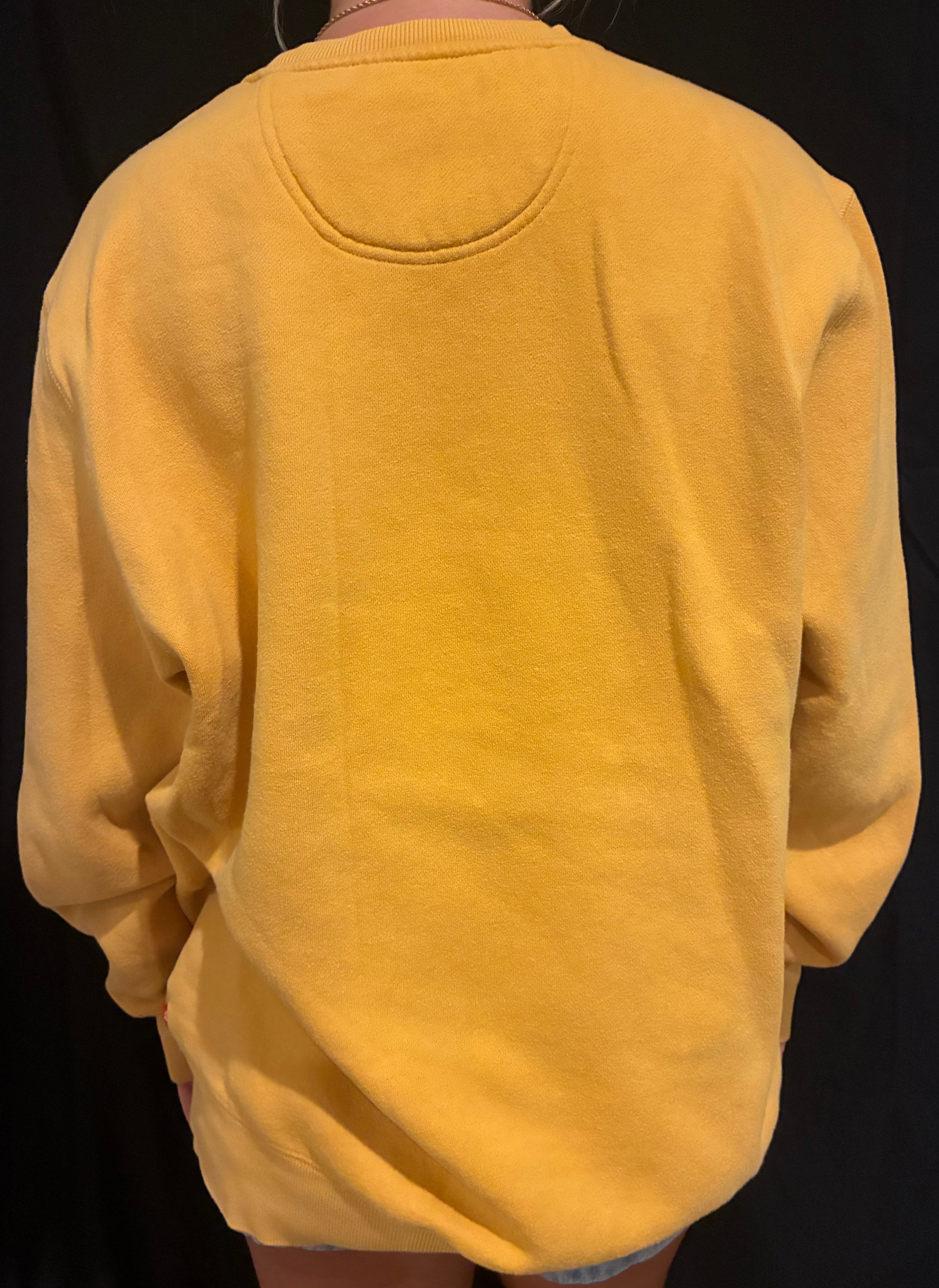 Gold crewneck