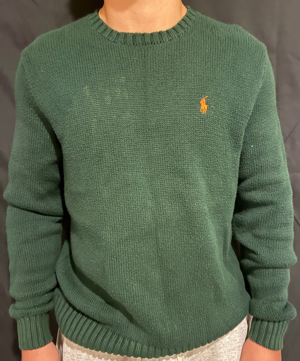 Green Polo Sweater