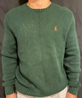 Green Polo Sweater