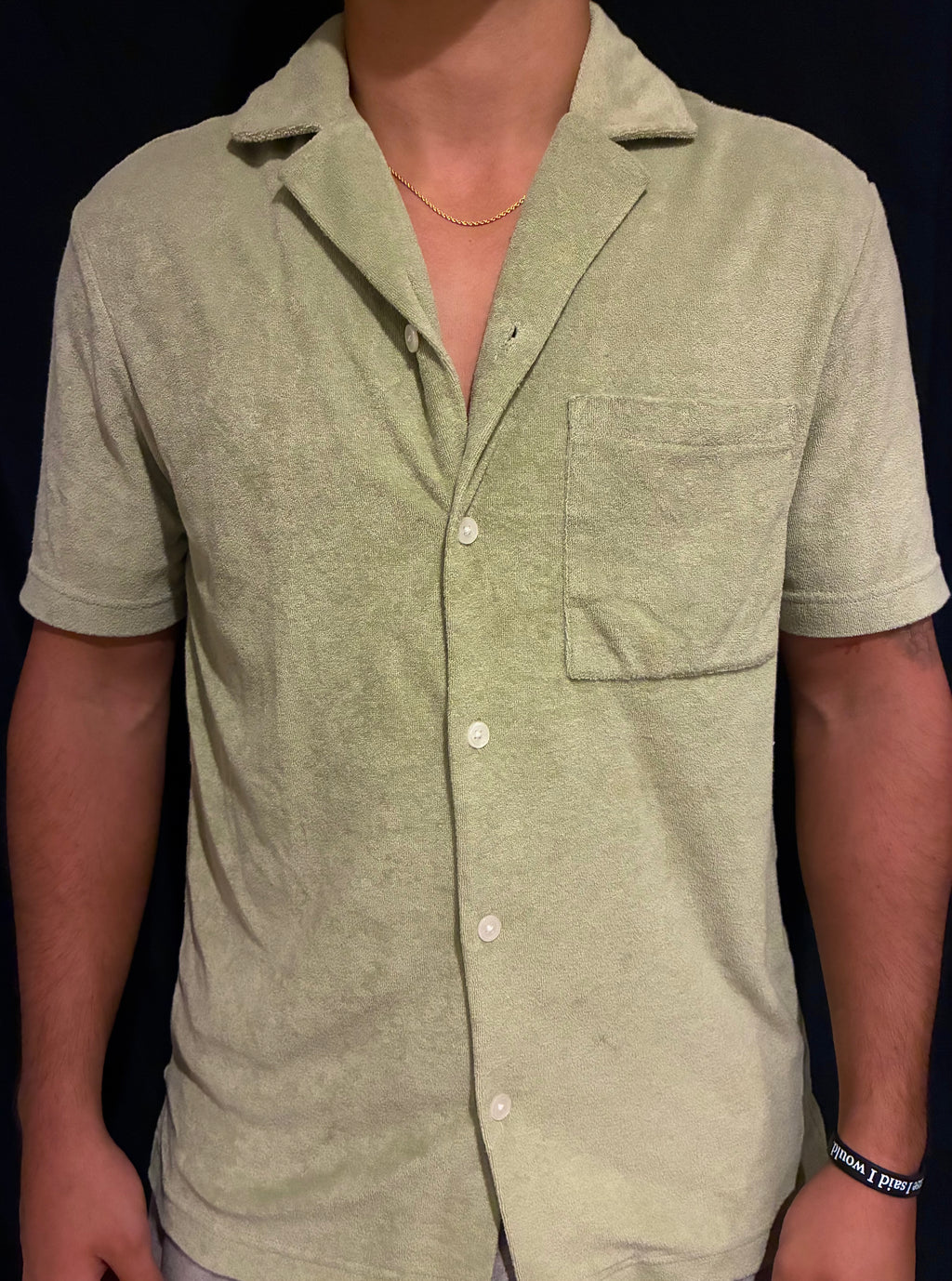 Olive Green Button up