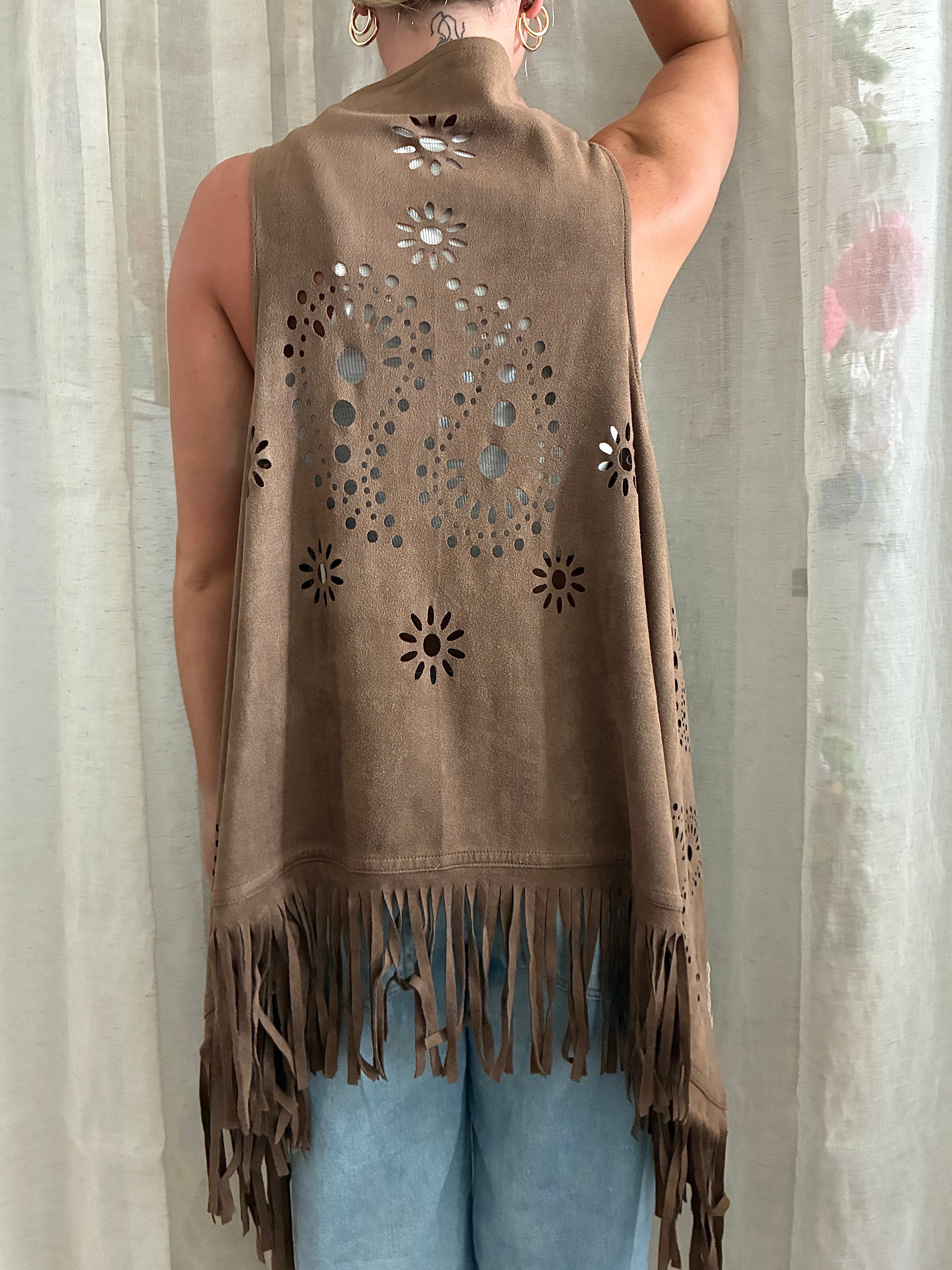 Boho Sleeveless Jacket